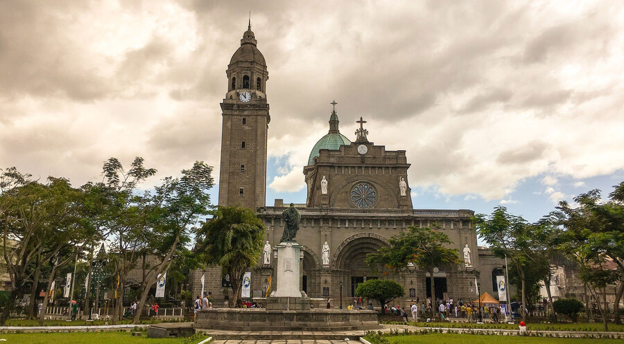 Eine Kirche in der Hauptstadt Manila: Von den rund 100 Millionen Einwohnern der Philippinen sind etwa 91 Prozent Christen, überwiegend katholischen Glaubens. Foto: unsplash.com