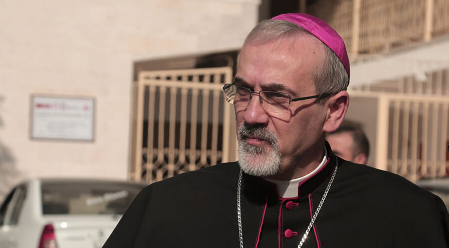Der (katholische) Lateinische Patriarch von Jerusalem, Erzbischof Pierbattista Pizzaballa. Foto: picture-alliance/NurPhoto|Majdi Fathi