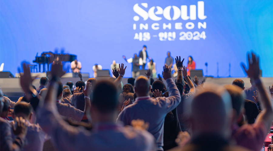 Neben Gebet, Begegnung und Vorträgen prägte auch Lobpreis das bunte, herzliche und zumeist konstruktive Miteinander in Incheon. Foto: lausanne movement