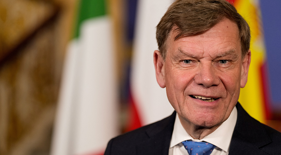 Wünschte seinen Mitarbeitern Gottes Segen: Der neue Bundesaußenminister Johann Wadephul (CDU). Foto: picture alliance/REUTERS/Carlos Jasso