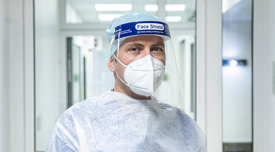 Dr. Stefan Schilling ist Oberarzt für Innere Medizin im DGD-Krankenhaus Sachsenhausen. Foto: DGD-Krankenhaus Sachsenhausen