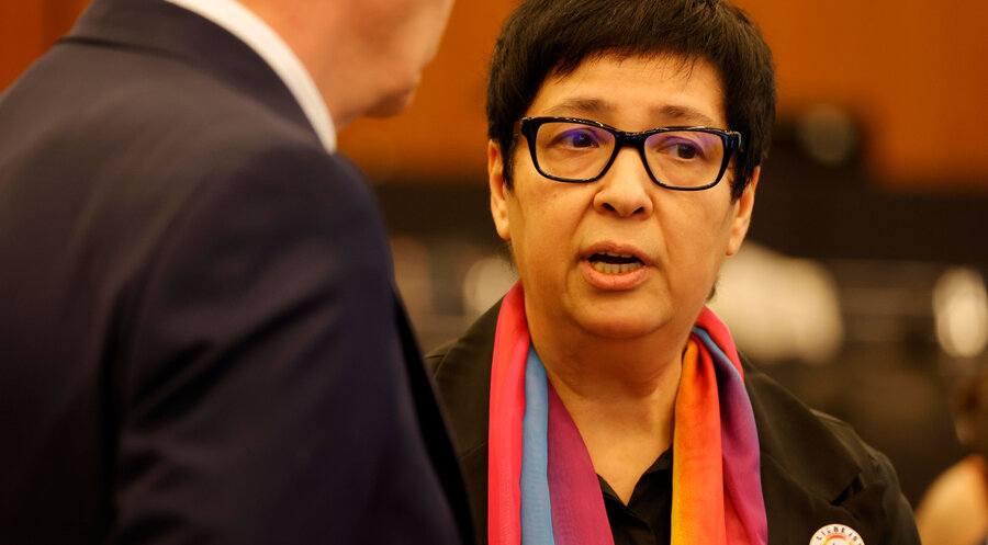Seyran Ates betreibt die liberale Ibn-Rushd-Goethe-Moschee in Berlin. Foto: picture alliance / Metodi Popow | M. Popow