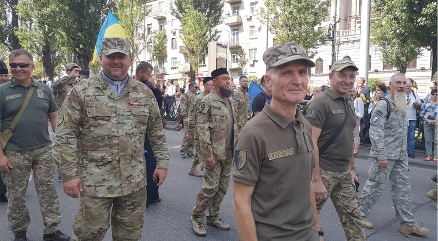 Einige Pastoren der Baptisten sind als Militärgeistliche tätig. Foto: Roman Wecherkowsky
