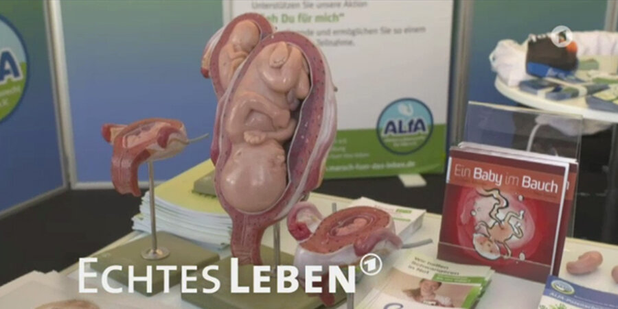 Der ARD-Film „Wie viel Schutz braucht ungeborenes Leben?“ beschäftigt sich mit dem Thema Abtreibung. Screenshot: ARD