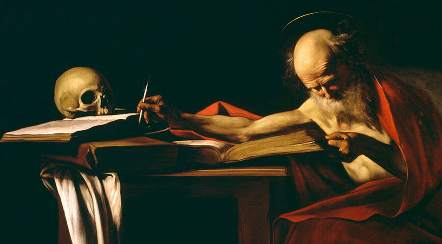 So stellte sich der italienische Maler Caravaggio (1571–1610) den schreibenden Hieronymus vor. Foto: akg-images/André Held