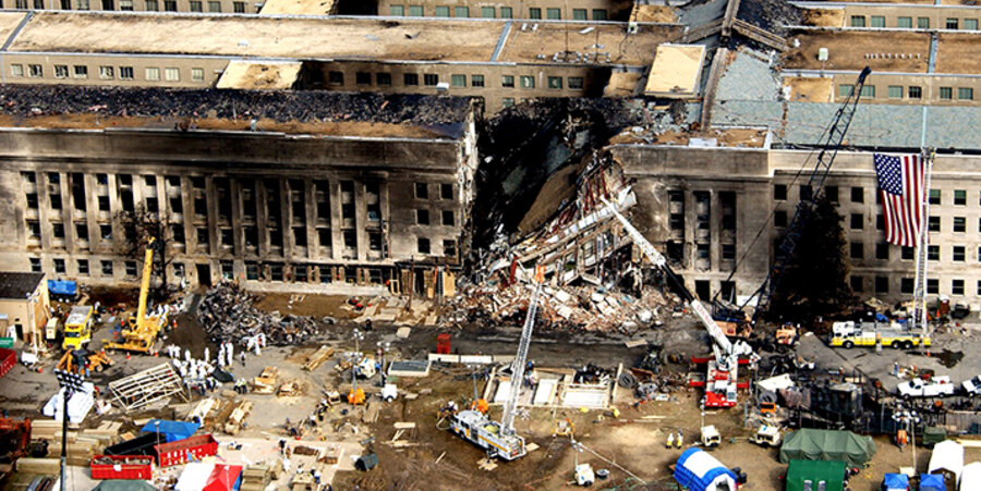 Das Pentagon in Washington nach den Terroranschlägen vom 11. Septermber 2001. Foto: pixabay.com