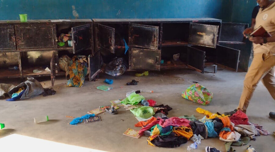 Die Schüler und Lehrkräfte wurden aus der Sankt-Marien-Schule in der Gemeinde Papiri (Bundesstaat Niger) entführt. 
Foto: picture alliance / ASSOCIATED PRESS | Uncredited