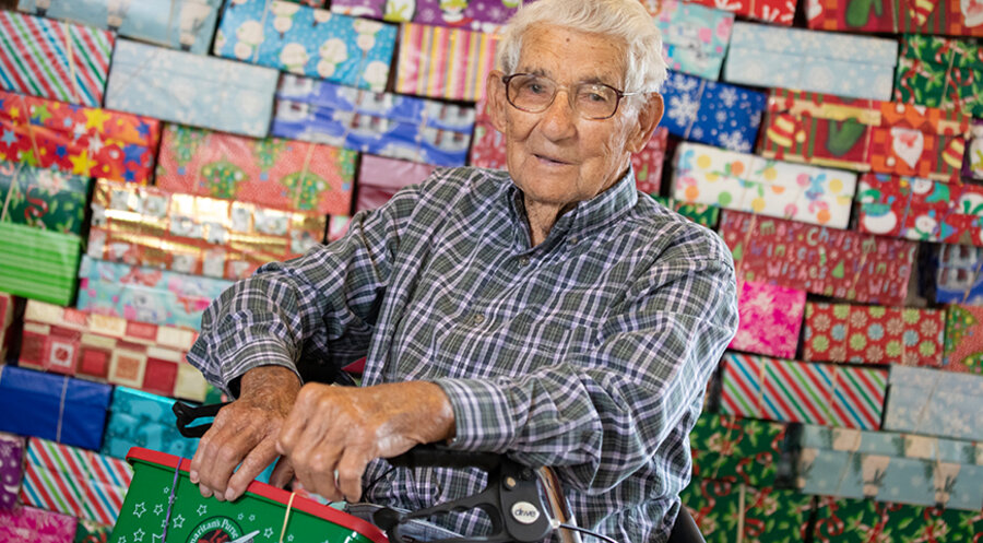 Ira Miller ist 104 Jahre alt. Foto: Samaritan's Purse