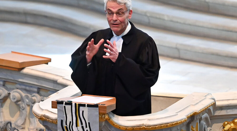 Der neue Pfarrer der Dresdner Frauenkirche, Markus Engelhardt. Foto: Stiftung Frauenkirche Dresden/ Anja Schneider