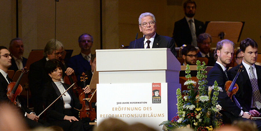 Der Bundespräsident Joachim Gauck. Foto: picture-alliance/dpa
