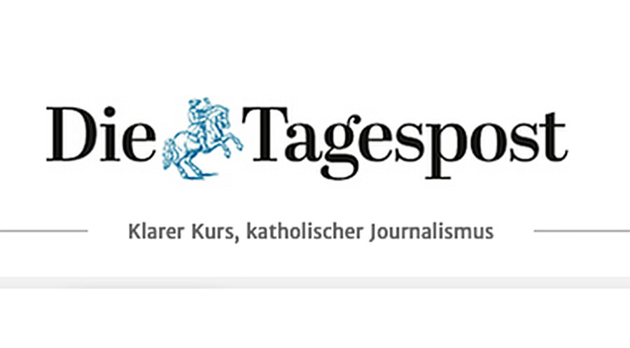 „Die Tagespost“ hatte im ersten Quartal 2021 eine verkaufte Auflage von über 11.300 Exemplaren. Screenshot: www.die-tagespost.de