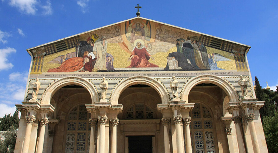 Die katholische „Kirche der Nationen“ – auch bekannt als Todesangstbasilika – in Jerusalem. Foto: pixabay.com