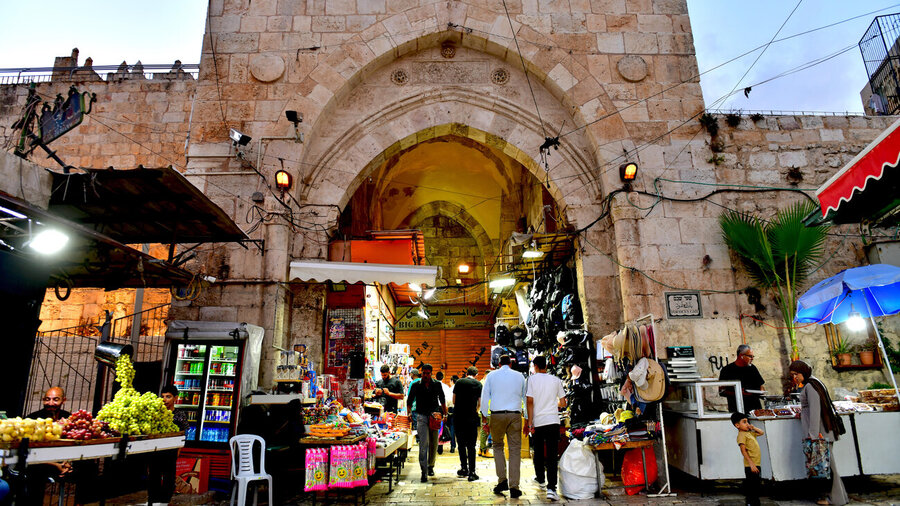 Die Jerusalemer Altstadt: Hier fanden im dritten Quartal 2026 insgesamt 77 Angriffe gegen Christen statt. 