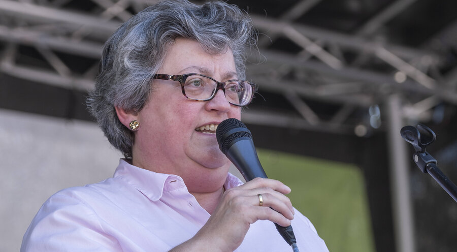Die Bundesvorsitzende der Christdemokraten für das Leben, Susanne Wenzel. Foto: IMAGO / Guido Schiefer