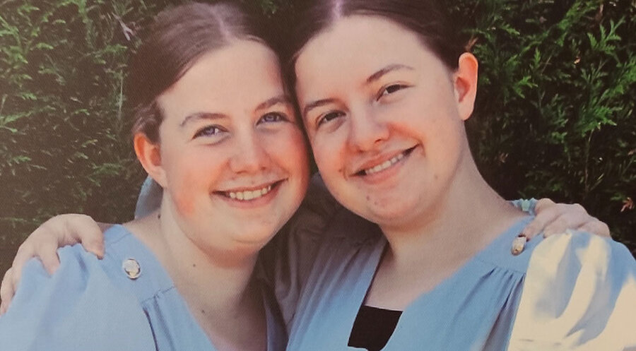 Adelina (l.) und Dina Wetzel. Foto: Privat
