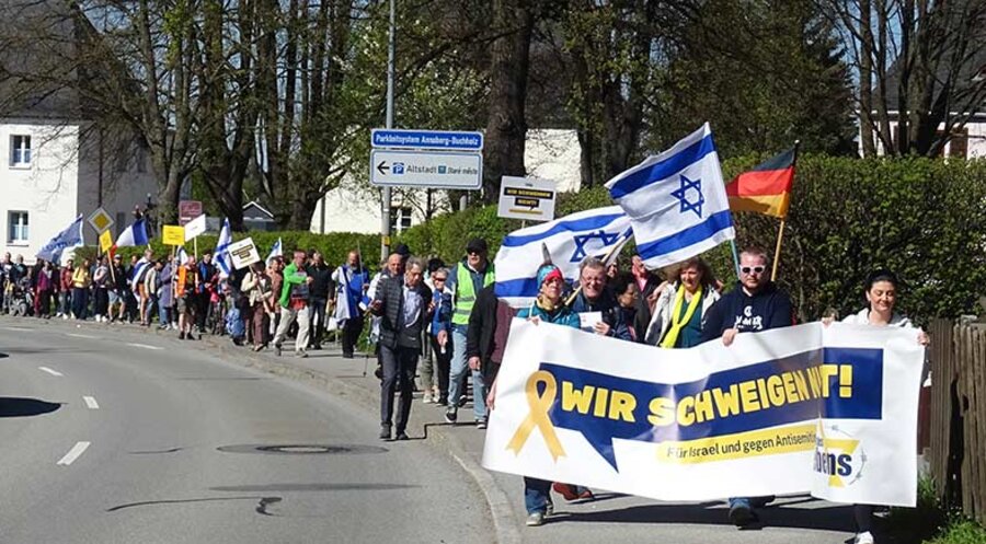 Der „Marsch des Lebens“ setzt ein Zeichen gegen Antisemitismus. Foto: Sächsische Israelfreunde