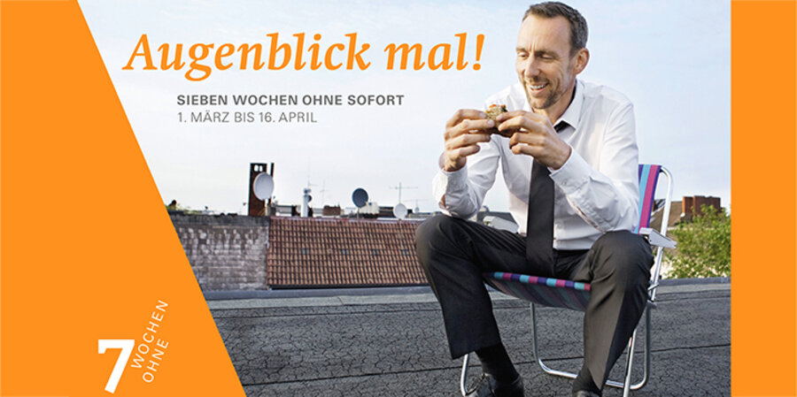 Die größte protestantische Kampagne während der Fastenzeit ist „7 Wochen ohne“. Foto: GEP