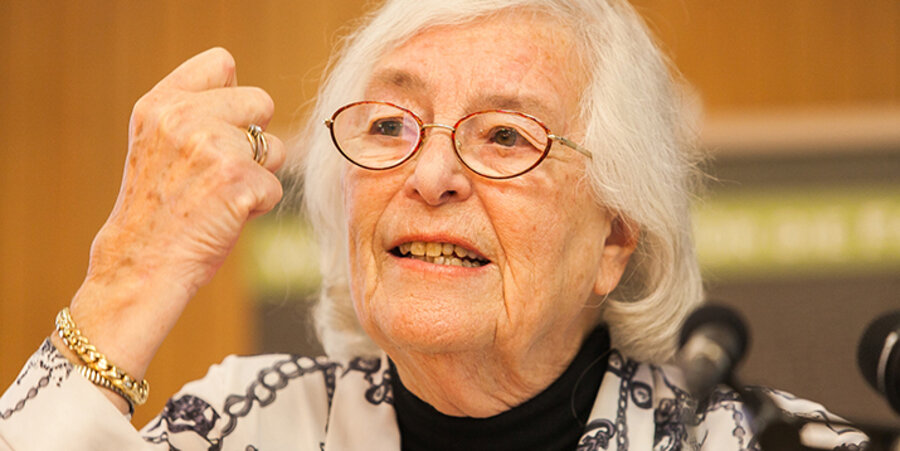 Die Kinder- und Jugendlichenpsychotherapeutin Christa Meves. Foto: Robert Kiderle Fotoagentur