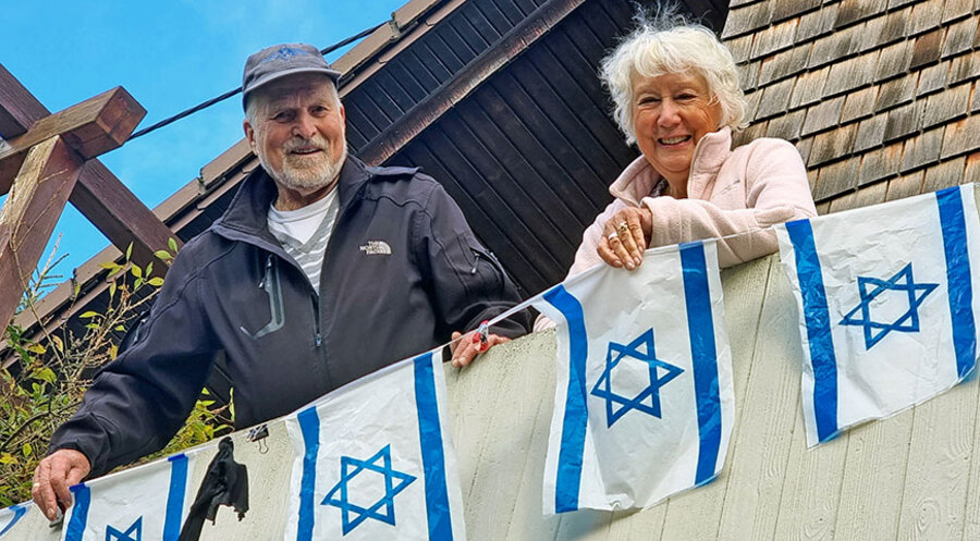 Der engagierte Christ und Israelfreund Jürgen Kleinloh mit seiner Ehefrau Dawn. Foto: Björn Hadem