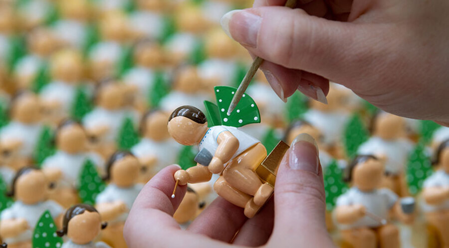 100 Jahre nach dem ersten Entwurf gehören die „Elfpunkte-Engel“ in vielen Familien zum Dekorationsinventar. Foto: IDEA/kairospress