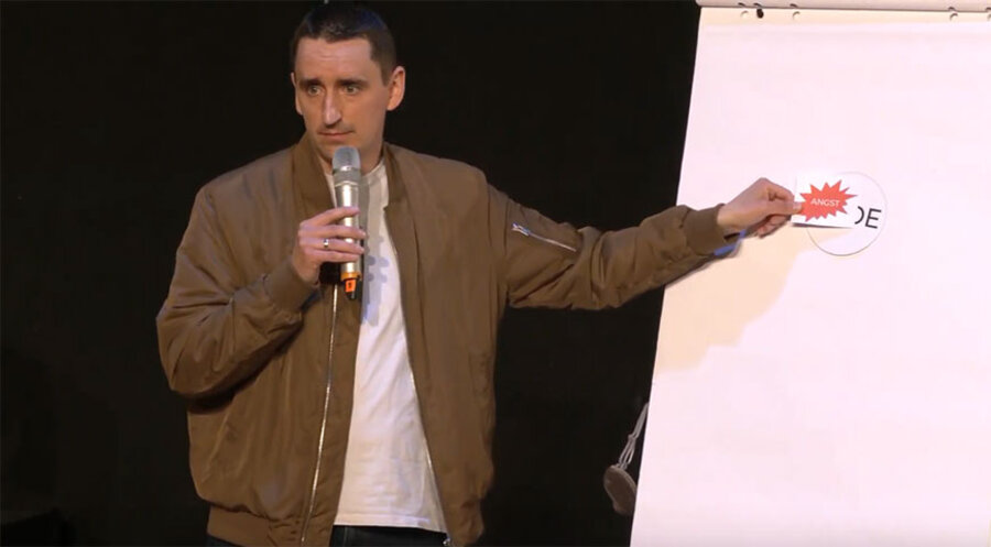 Pastor Samuel Haubner. Screenshot: Osterkonferenz Gunzenhausen