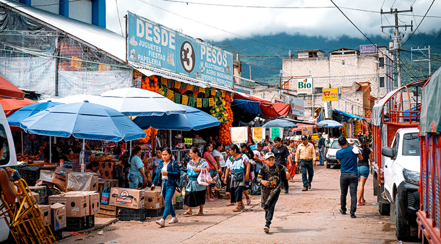 Mexiko zählt zu den WM-Gastgebern: Straßenszene im Bundesstaat Chiapas / Foto: Open Doors
