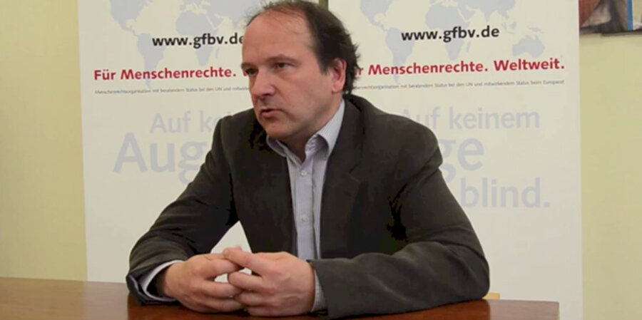 Asienreferent der Gesellschafft für bedrohte Völker, Ulrich Delius. Foto: GfbV 