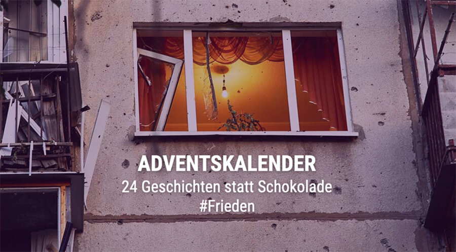 Bei der Aktion hören die Nutzer hinter jedem Türchen eine Geschichte von Menschen, die ihre Heimat verlassen haben. Screenshot: www.flucht.adventskalender-nordkirche.de