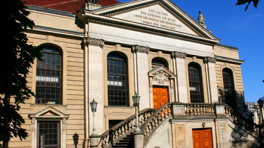 Die Französische Friedrichstadtkirche in Berlin.