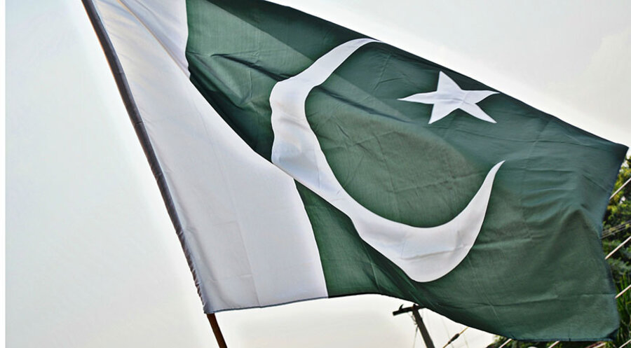 Die pakistanische Flagge. Symbolfoto: pixabay.com