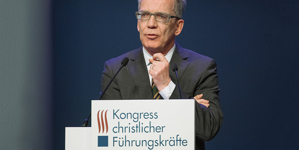 Bundesinnenminister Thomas de Maizière (CDU). Foto: idea/kairospress