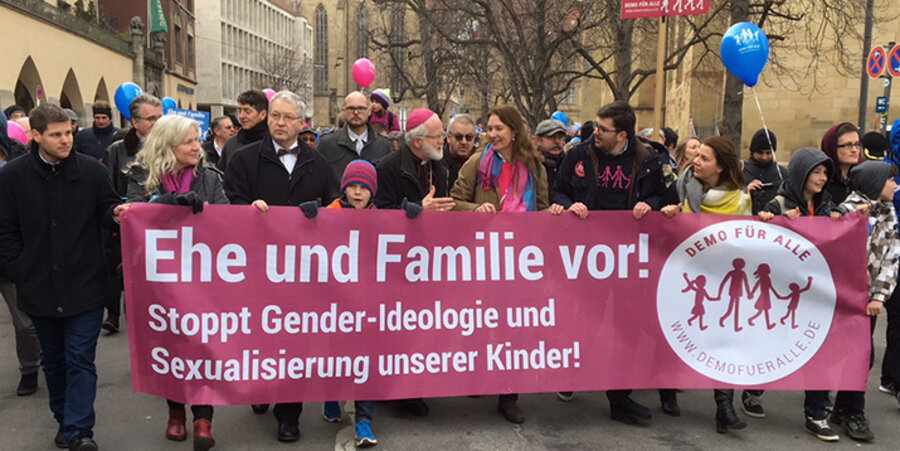 Drei Parteien in Baden-Württemberg stimmern den Forderungen des Aktionsbündnisses "Demo für alle" zu. Foto: idea/schillinger