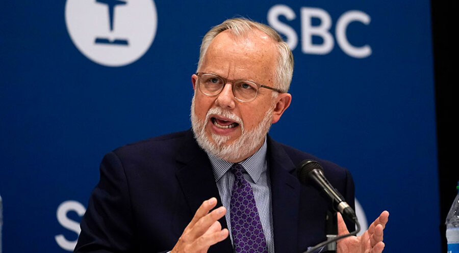 Pastor Ed Littion ist der neue Präsident des Bundes der Südlichen Baptisten in den USA. Foto: picture alliance / ASSOCIATED PRESS | Mark Humphrey