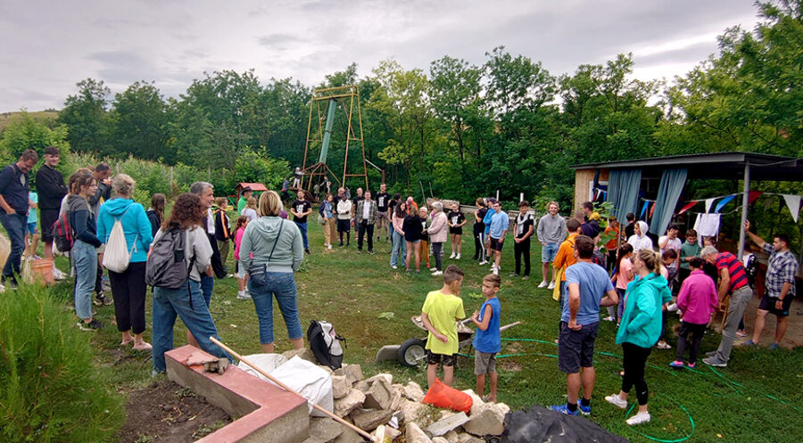 Bei einem Einsatz im neuen Ferienlager in Moldawien. Foto: AVC