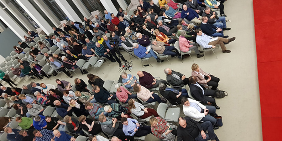 Die Veranstaltung der Evangelischen Allianz war gut besucht. Foto: Birgit Bergmann