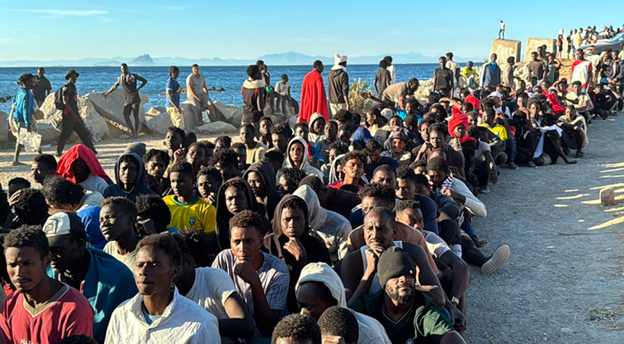 In Ceuta gestrandete Migranten: Umdeutung zu antisemitischen Verschwörungserzählungen 