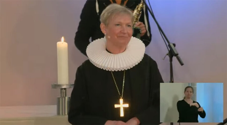 Die amtierende EKD-Ratsvorsitzende, Bischöfin Kirsten Fehrs. Screenshot: youtube.de/Deutsche Bischofskonferenz