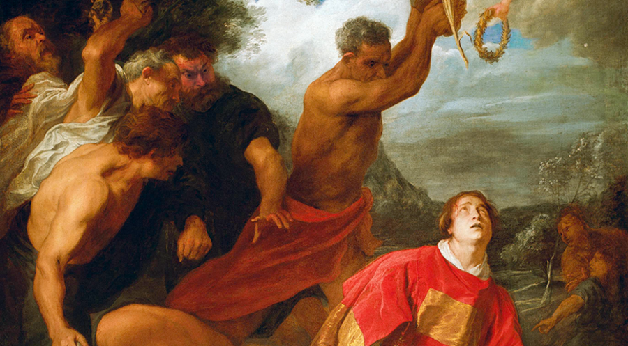 Stephanus wurde gesteinigt, weil er sich zu Jesus bekannte. So stellte sich der flämische Maler Anthonis Dyck (1599-1641) die Szene vor. Foto: picture alliance/AKG-Images
