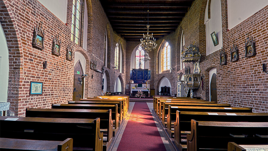 Die Klosterkirche der ehemaligen Zisterzienserinnenabtei in Marienfließ/Marianowo ist Teil des Projektes. Foto: Thomas Helms