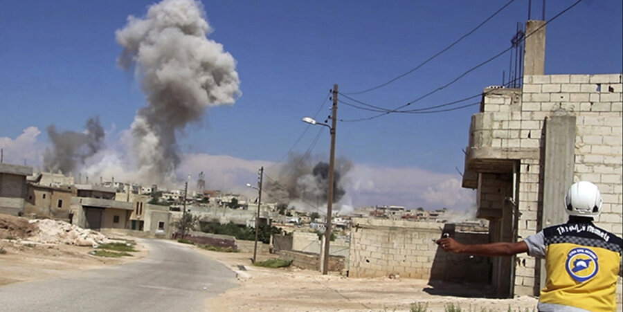Der syrische Präsident Baschar al-Assad droht, die Stadt Idlib im Nordwesten Syriens einzunehmen. Foto: picture-alliance/AP Photo