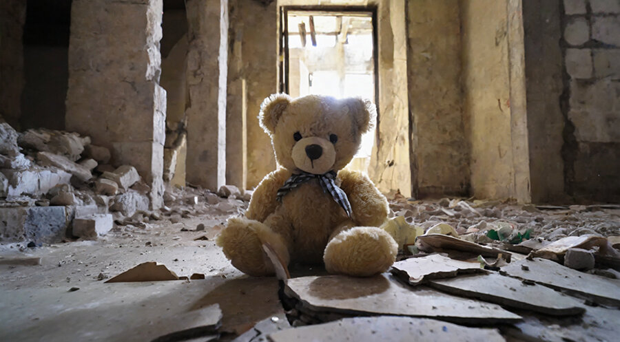 Wie die Kindernothilfe mitteilte, wurden im vergangenen Jahr 915 Fälle allgemeiner sexualisierter Gewalt gegen Kinder in der Ukraine registriert. Symbolbild: KI/Adobe Firefly