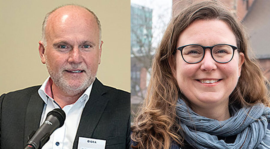 Heinrich Derksen ist Rektor des Bibelseminars Bonn; Meike Barnahl leitet die Ritualagentur „st. moment“. Fotos: IDEA/Wolfgang Köbke; Thomas Rätzig