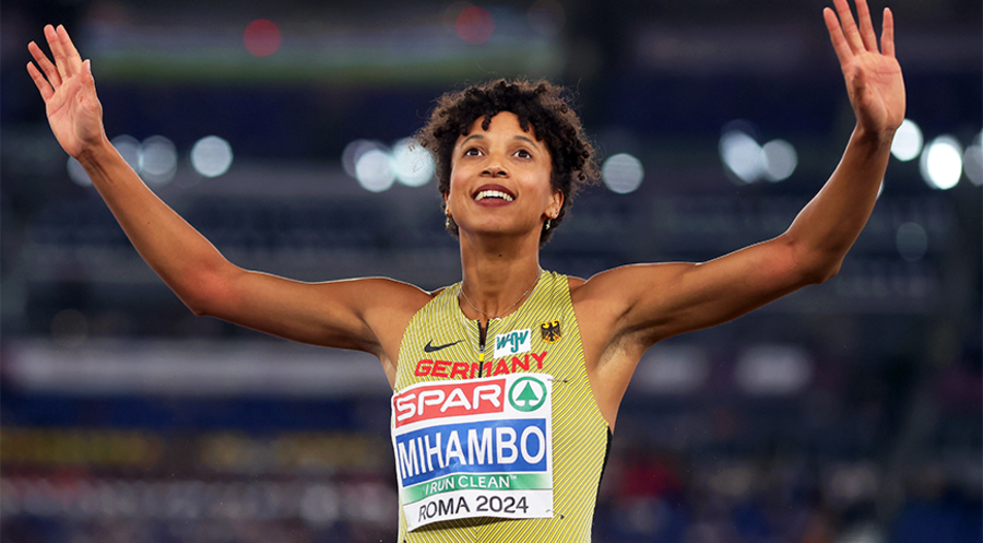 Gold-Hoffnung: Weitspringerin Malaika Mihambo. Foto: picture alliance/dpa/Oliver Weiken