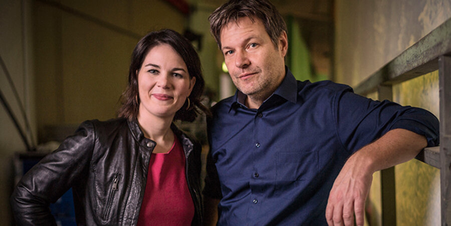 Die neuen Bundesvorsitzenden von Bündnis 90/Die Grünen, Annalena Baerbock und Robert Habeck. Foto: Dominik Butzmann