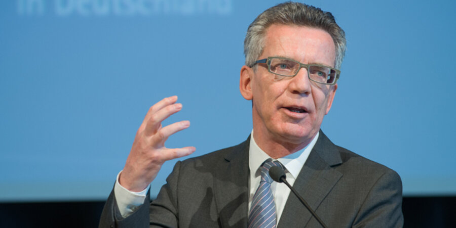  Bundesinnenminister Thomas de Maizière (CDU). Foto: idea/kairospress
