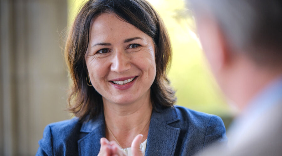 Kirchentagspräsidentin Anja Siegesmund (Bündnis 90/Die Grünen). Foto: Kirchentag/Jens Schulze