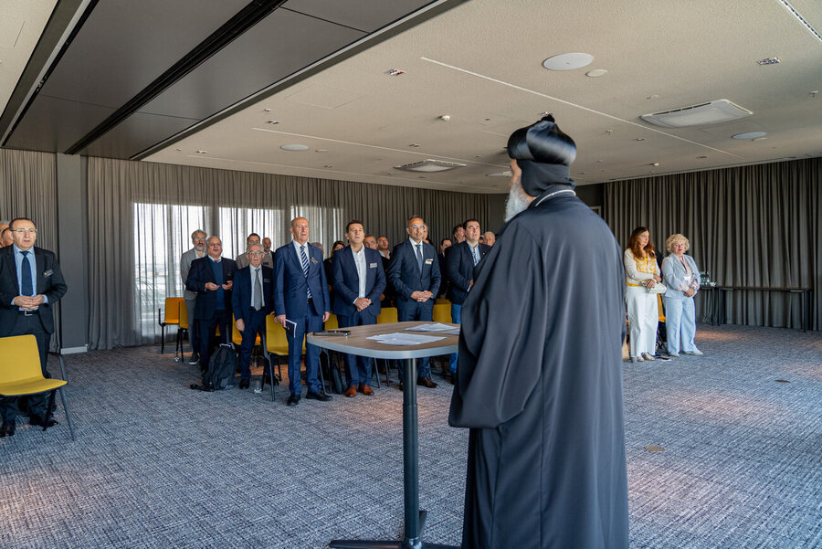 Das Oberhaupt der Syrisch-Orthodoxen Kirche, Patriarch Ignatius Aphrem II., rief bei der Veranstaltung des Vereins „Forum Suryoyo" zum Dialog auf.