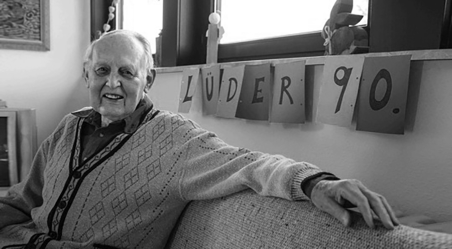 Lüder Lüers nach seinem 90. Geburtstag Foto: Kindernothilfe/Ralf Krämer
