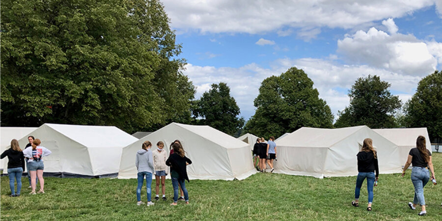 Das diesjährige Teencamp in Blaustein konnte mit allen nötigen Corona-Vorkehrungen stattfinden. Foto: Friedemann Taut