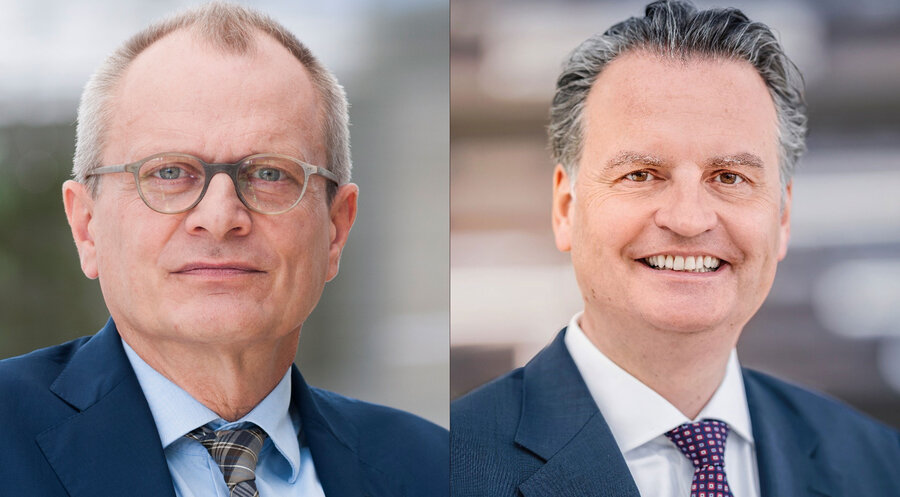 Ulrich Lilie (links) und Prof. Dr. Günter Krings äußerten sich in einem Pro & Kontra. Fotos: Thomas Meyer; PR